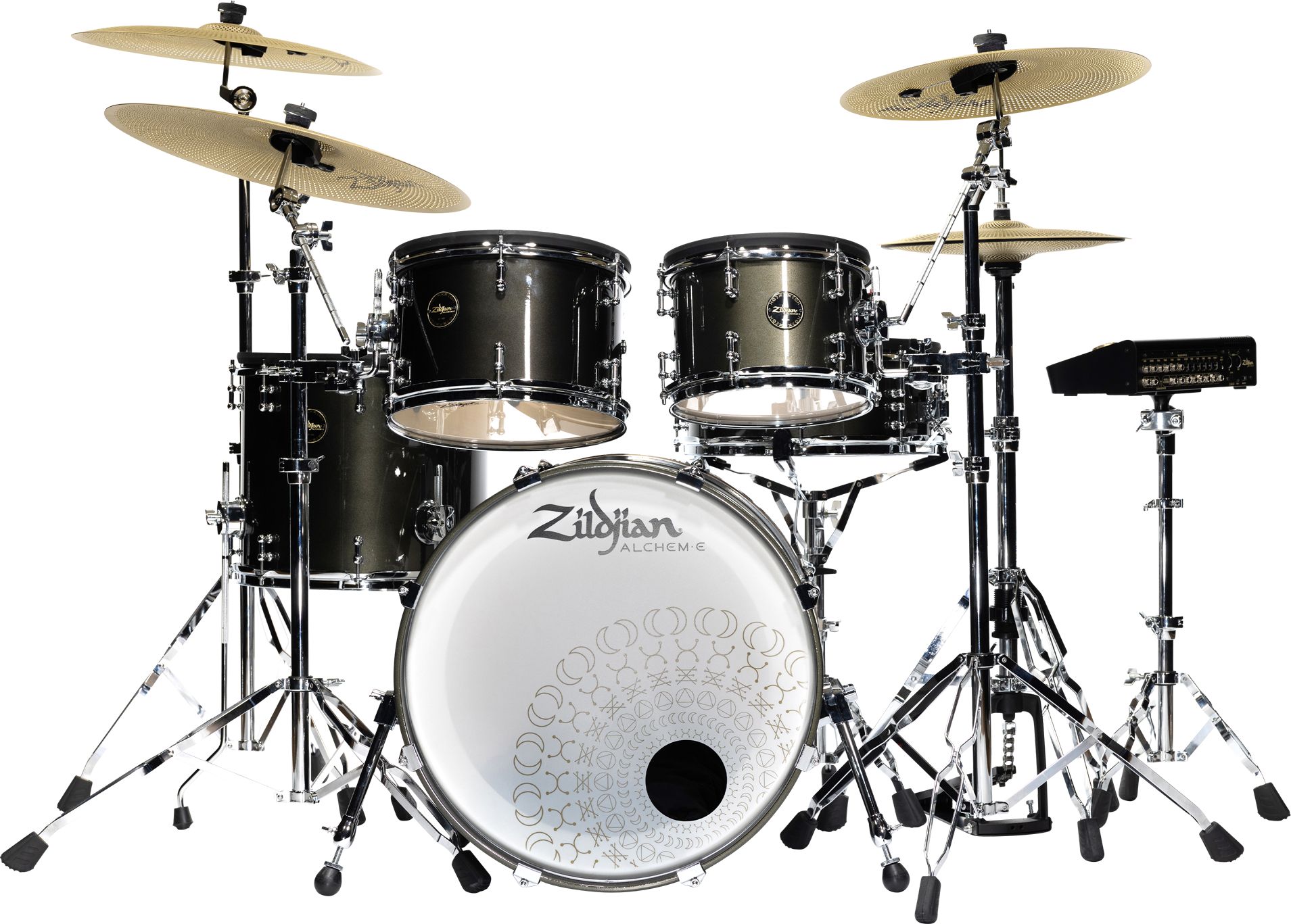Zildjian ZIZAGEX Alchem-E Gold EX - Black Gold Foundry Shimmer