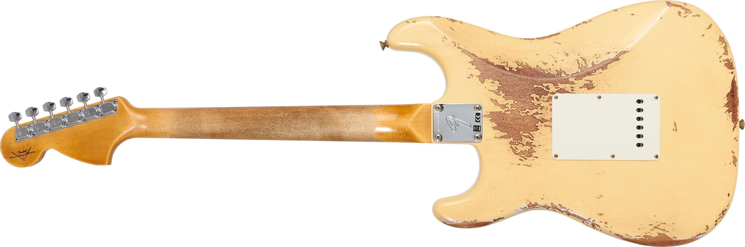 Fender Custom Shop 1969 Stratocaster Heavy Relic Aged Vintage White