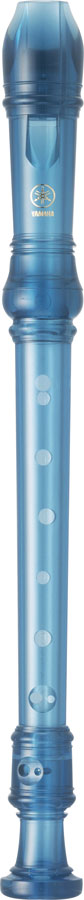 Yamaha YRS-20 BB transparent blue recorder baroque