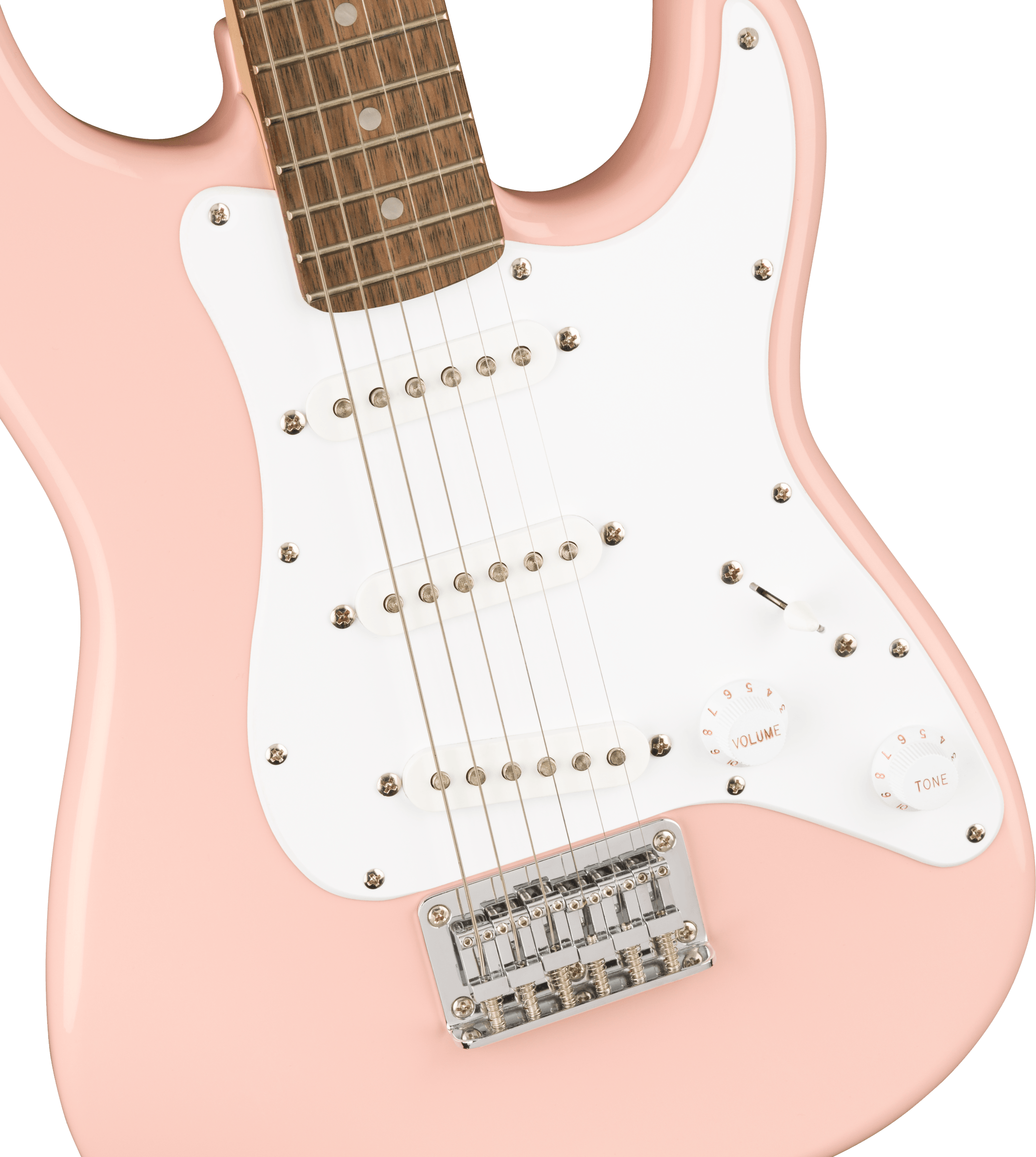 Fender Squier MINI Stratocaster Shell Pink – Bild 4