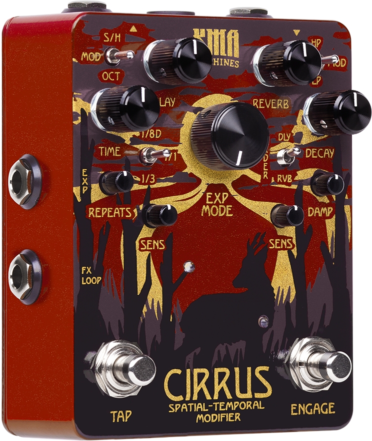 KMA Cirrus Delay and Reverb Pedal KMA Cirrus Delay and Reverb Pedal