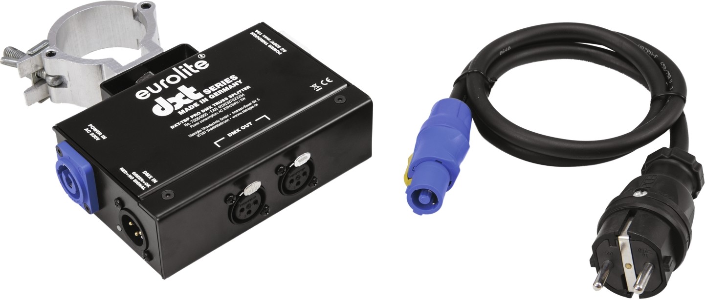 Eurolite DXT-TSP 1in/2out PRO DMX Truss Splitter