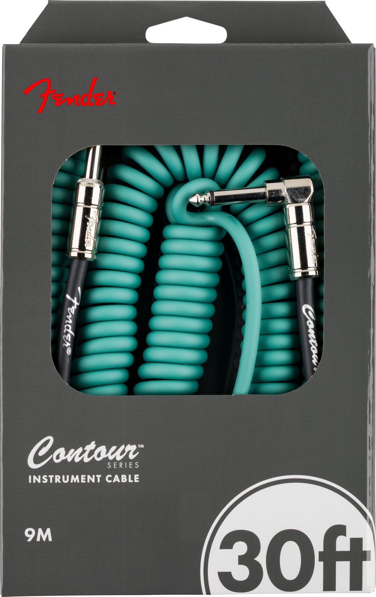 Fender Kabel Spiral 9m Sherwood Green
