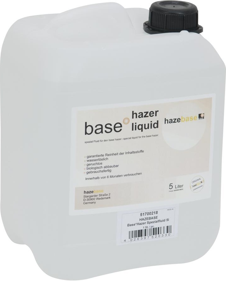 Hazebase base*hazer*liquid 5l Hazebase base*hazer*liquid 5l