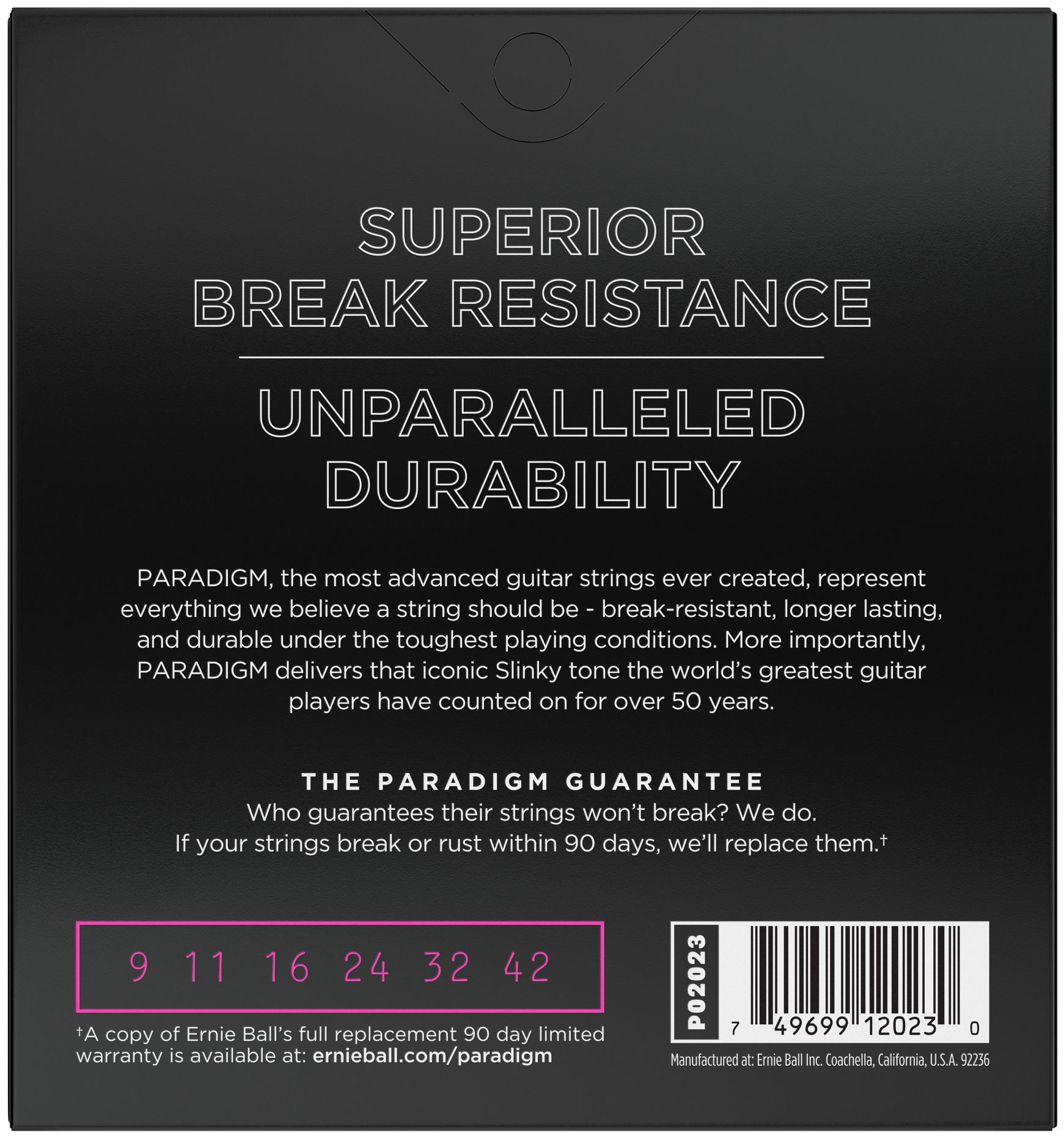 Ernie Ball Paradigm Super Slinky 009-042