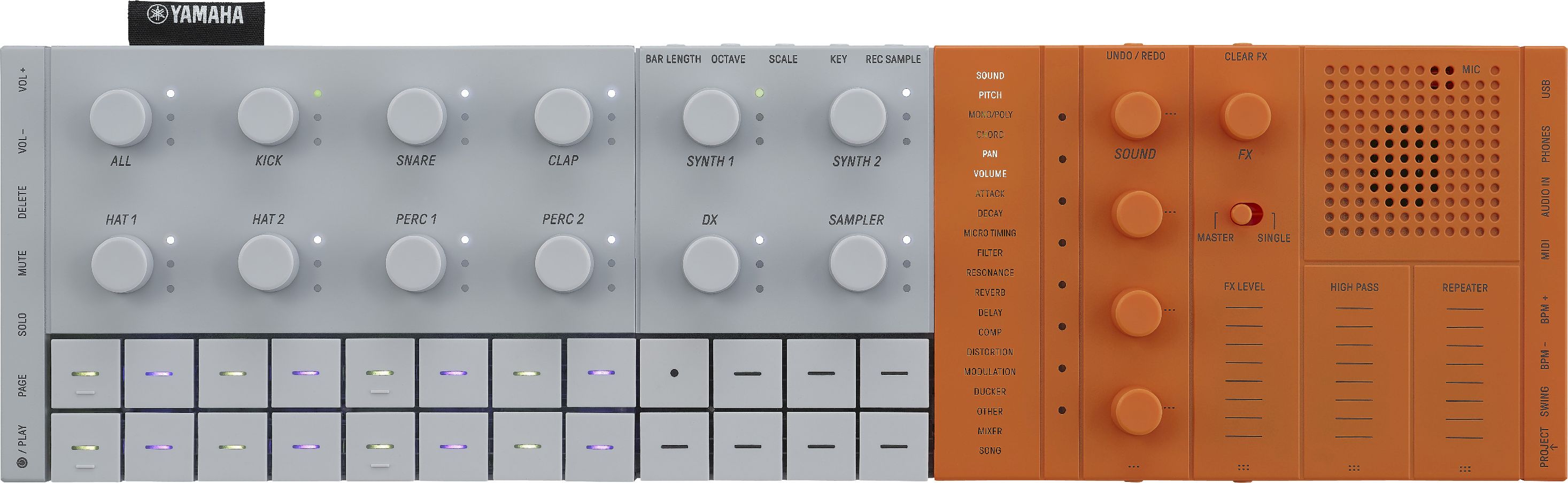 Yamaha SEQTRAK Orange