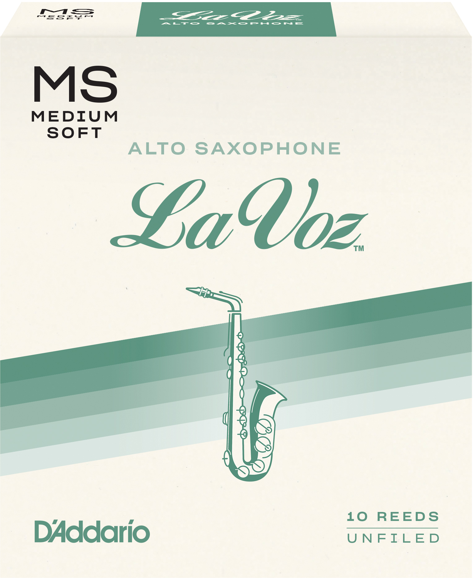 D'Addario Woodwinds La Voz Medium Soft Alto Sax