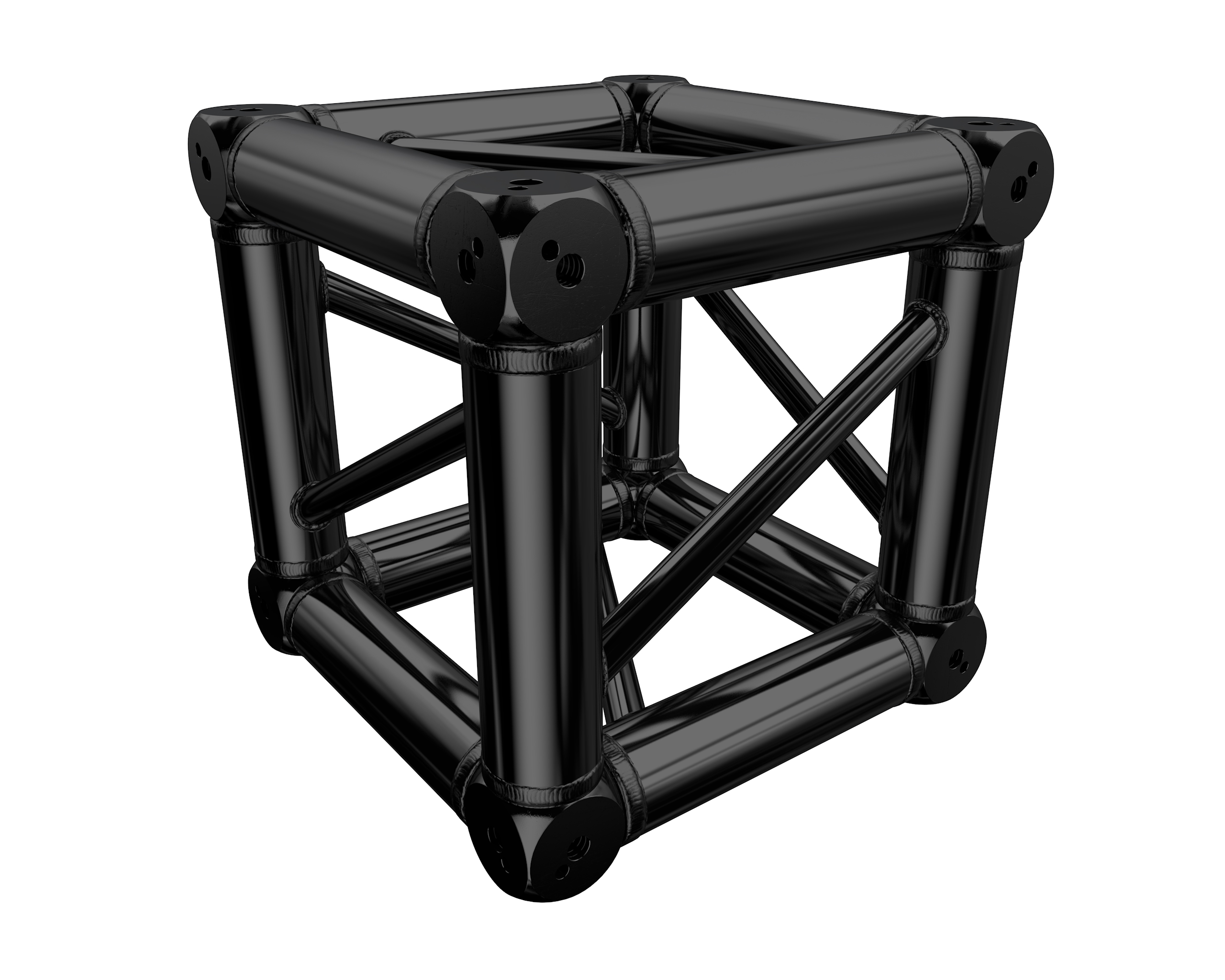 Global Truss F34 Box Cornerblock stage black