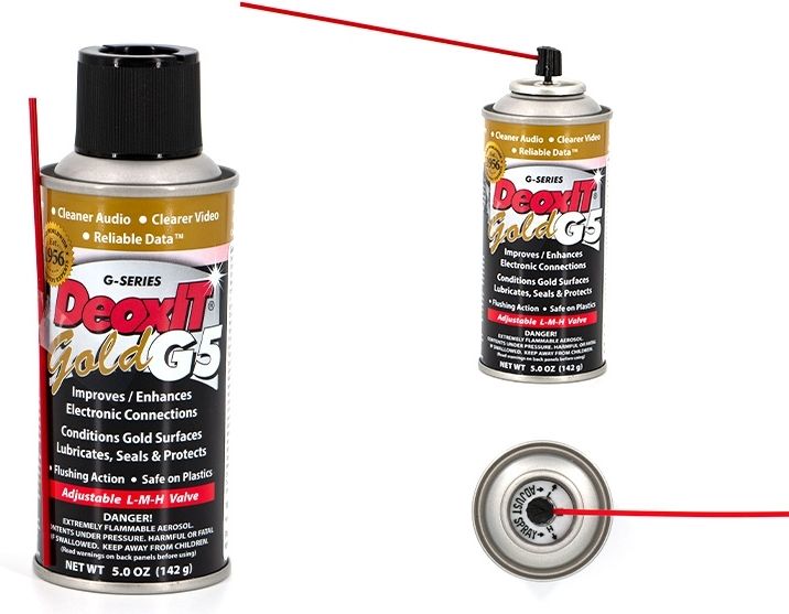Deoxit G5S-6 Gold Spray Contact Enhancer