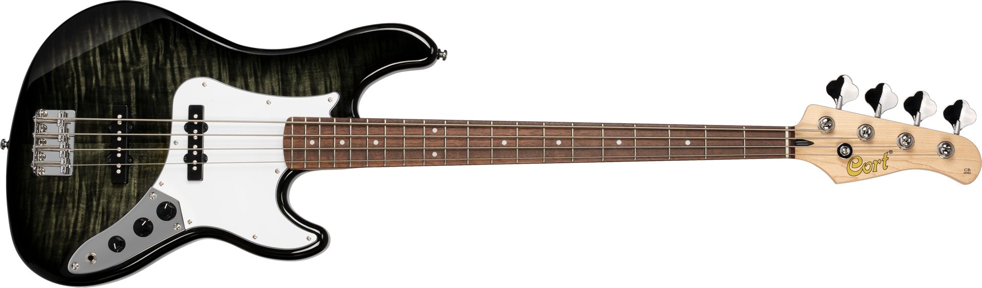 Cort GB 24 JJ Trans Black passiv