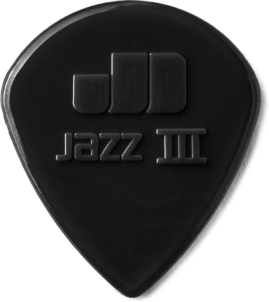 Dunlop Jazz III Plektren schwarz 47P3S 6er Pack – Bild 2