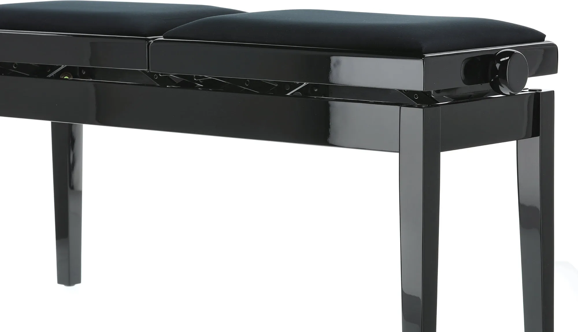 GEWA Pianobank Deluxe Double Schwarz Hochglanz – Bild 6