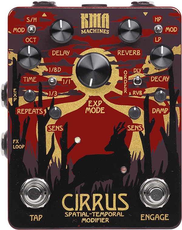 KMA Cirrus Delay and Reverb Pedal KMA Cirrus Delay and Reverb Pedal