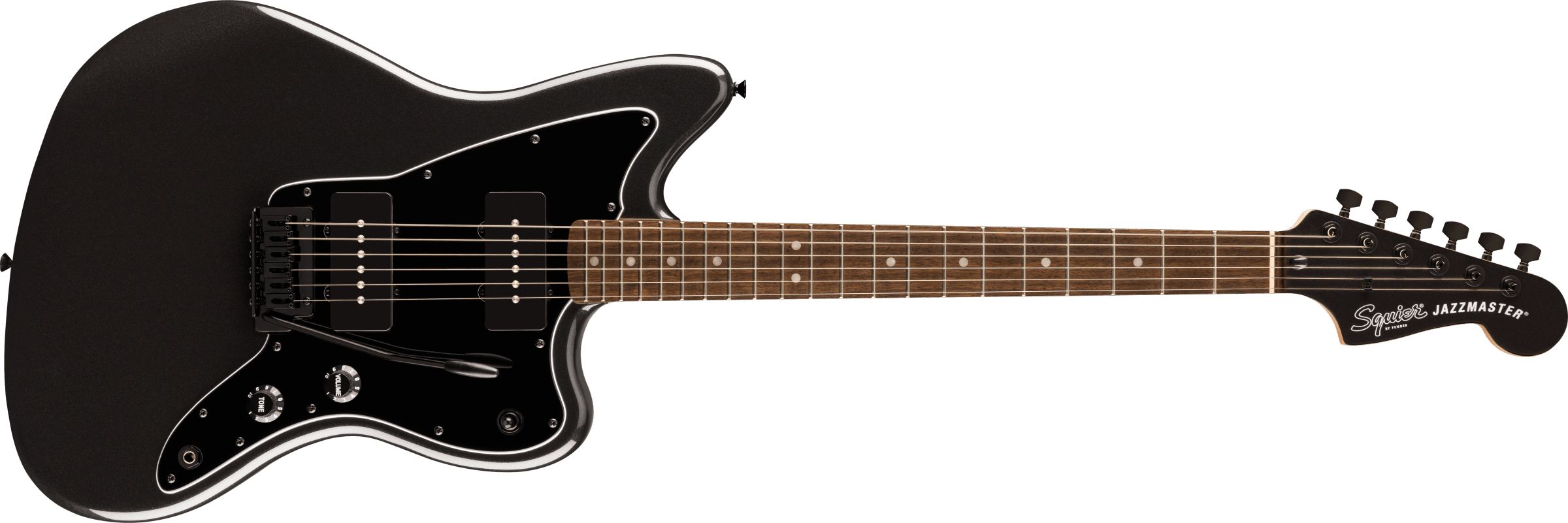Fender Squier Affinity FSR Jazzmaster Metallic Black – Bild 1