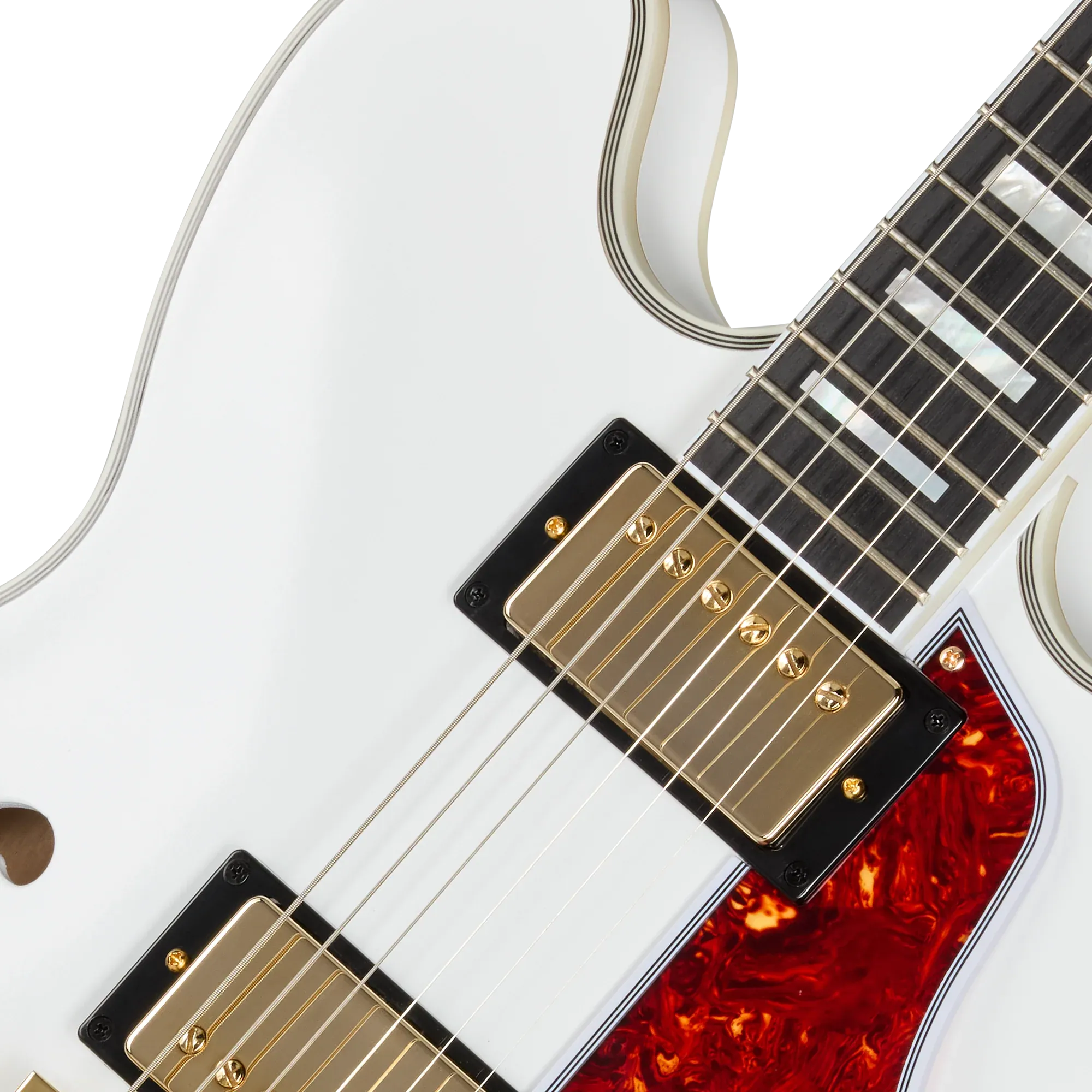 Epiphone ES-355 1976 Reissue Alex Lifeson Alpine White – Bild 5