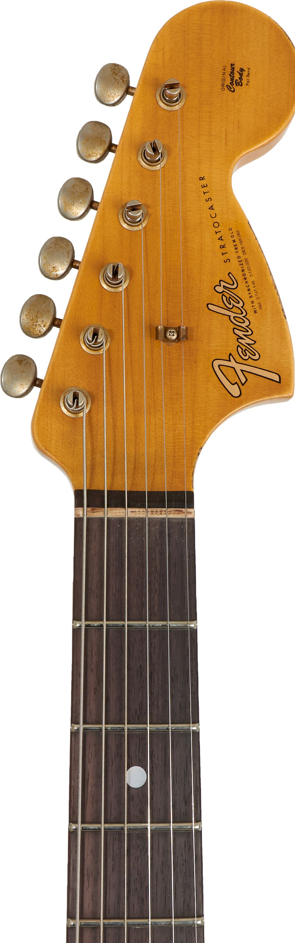 Fender Custom Shop 1967 Stratocaster HSS Relic Aged Black Limited Edition – Bild 5