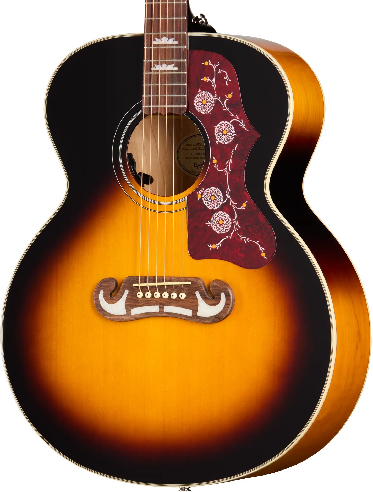 Epiphone J-200 Studio Vintage Sunburst – Bild 3