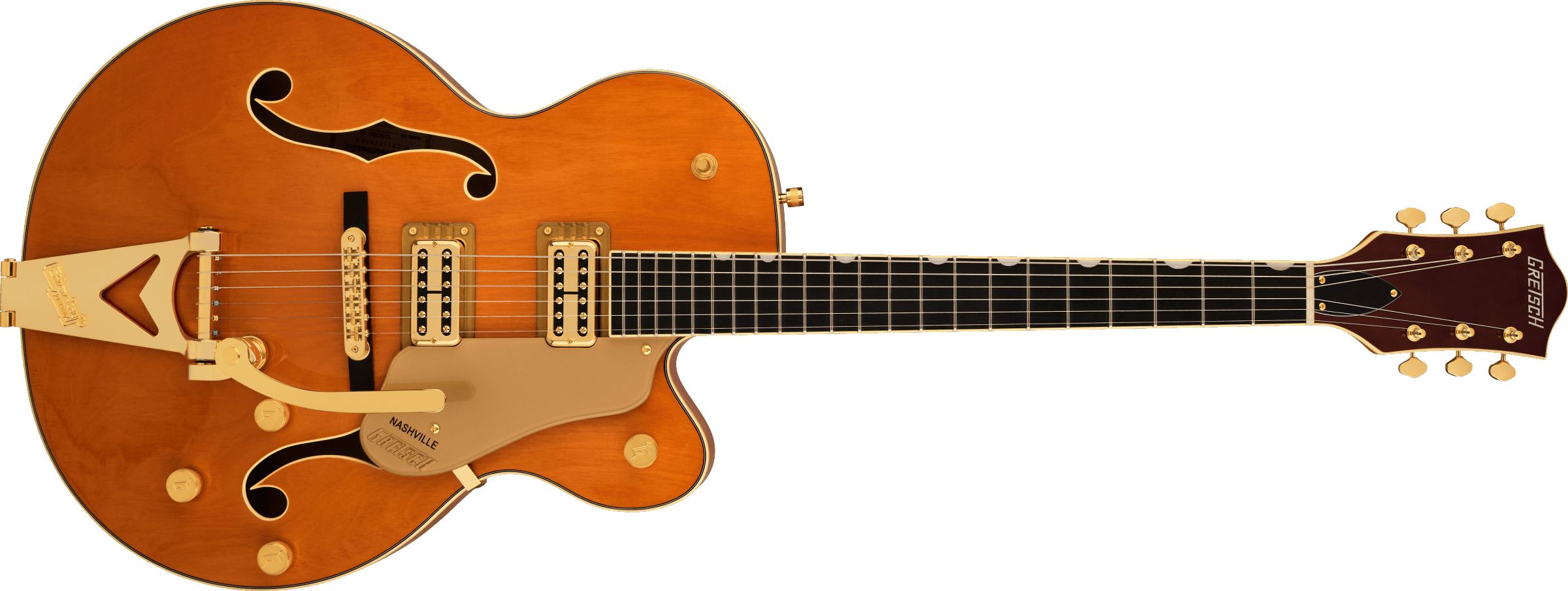 Gretsch Synchromatic Nashville Hollow Body Single-Cut Bigsby 50's Orange Stain