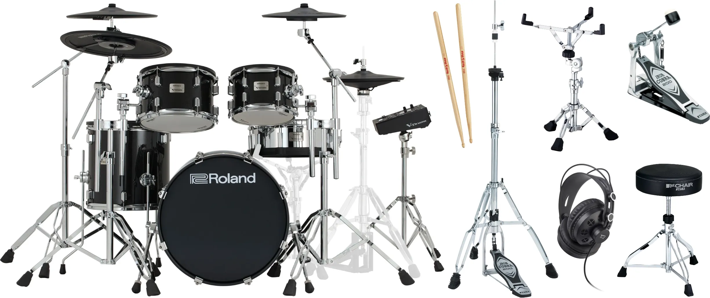 Roland VAD516 V-Drum Set - Bundle