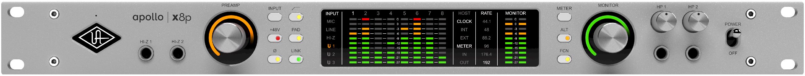 Universal Audio Apollo x8p Gen 2 ESS