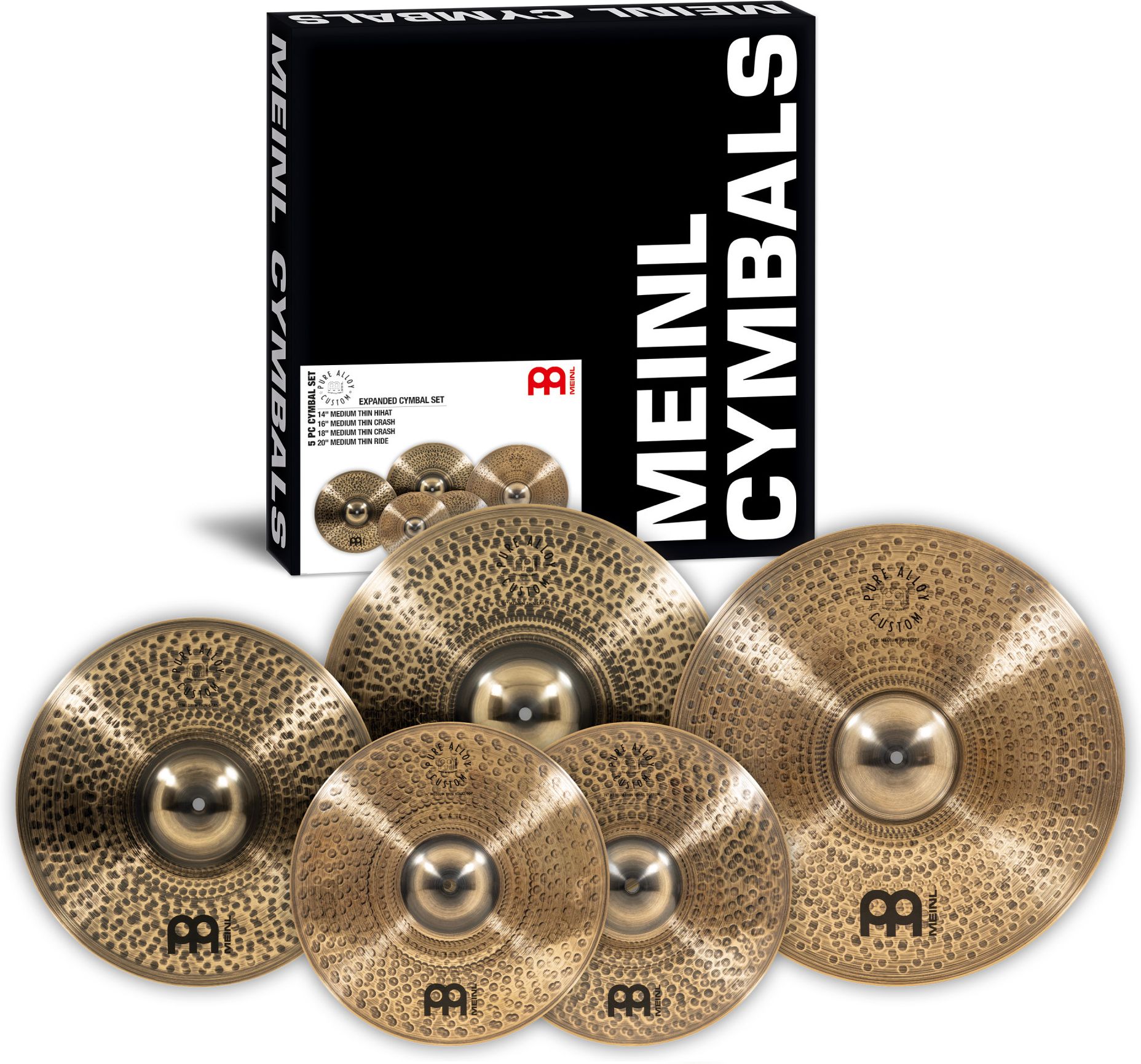 Meinl PAC14161820 Pure Alloy Custom Expanded Set – Bild 2