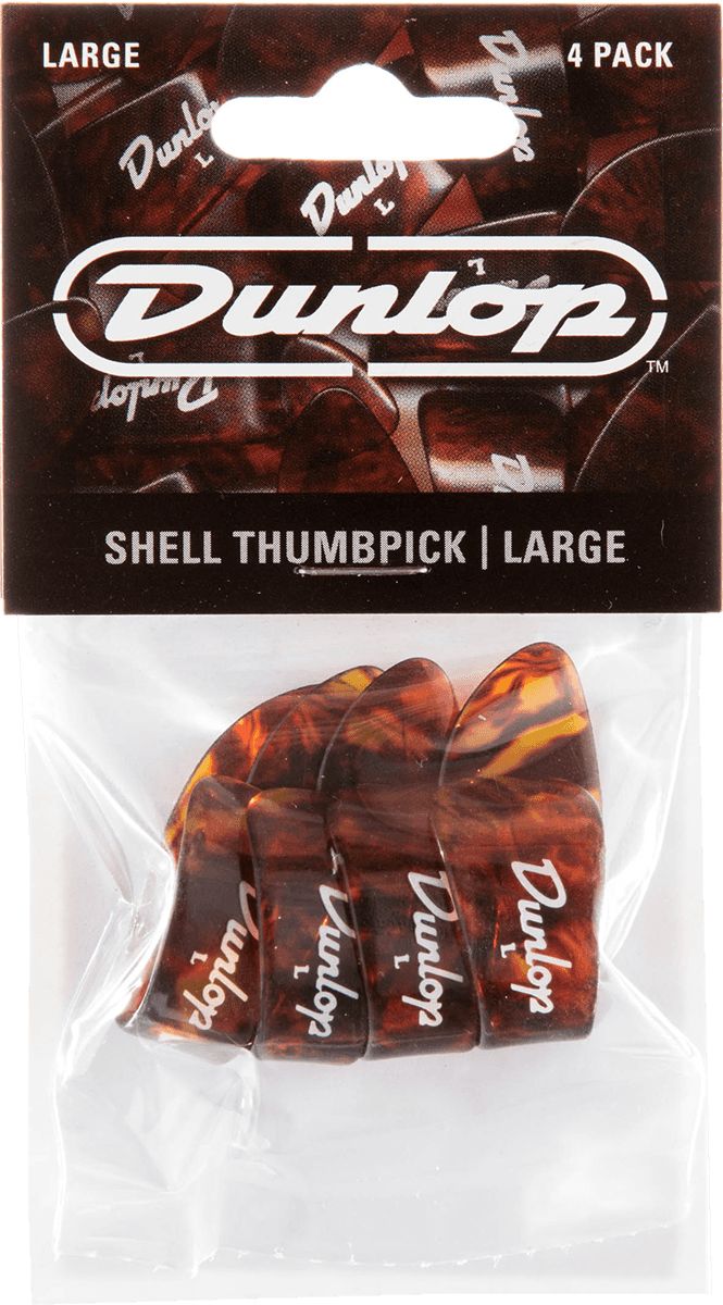 Dunlop Thumbpicks L shell 9023P 4er Pack