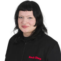Magdalena Raap, employee in the Drums & Percussion Department