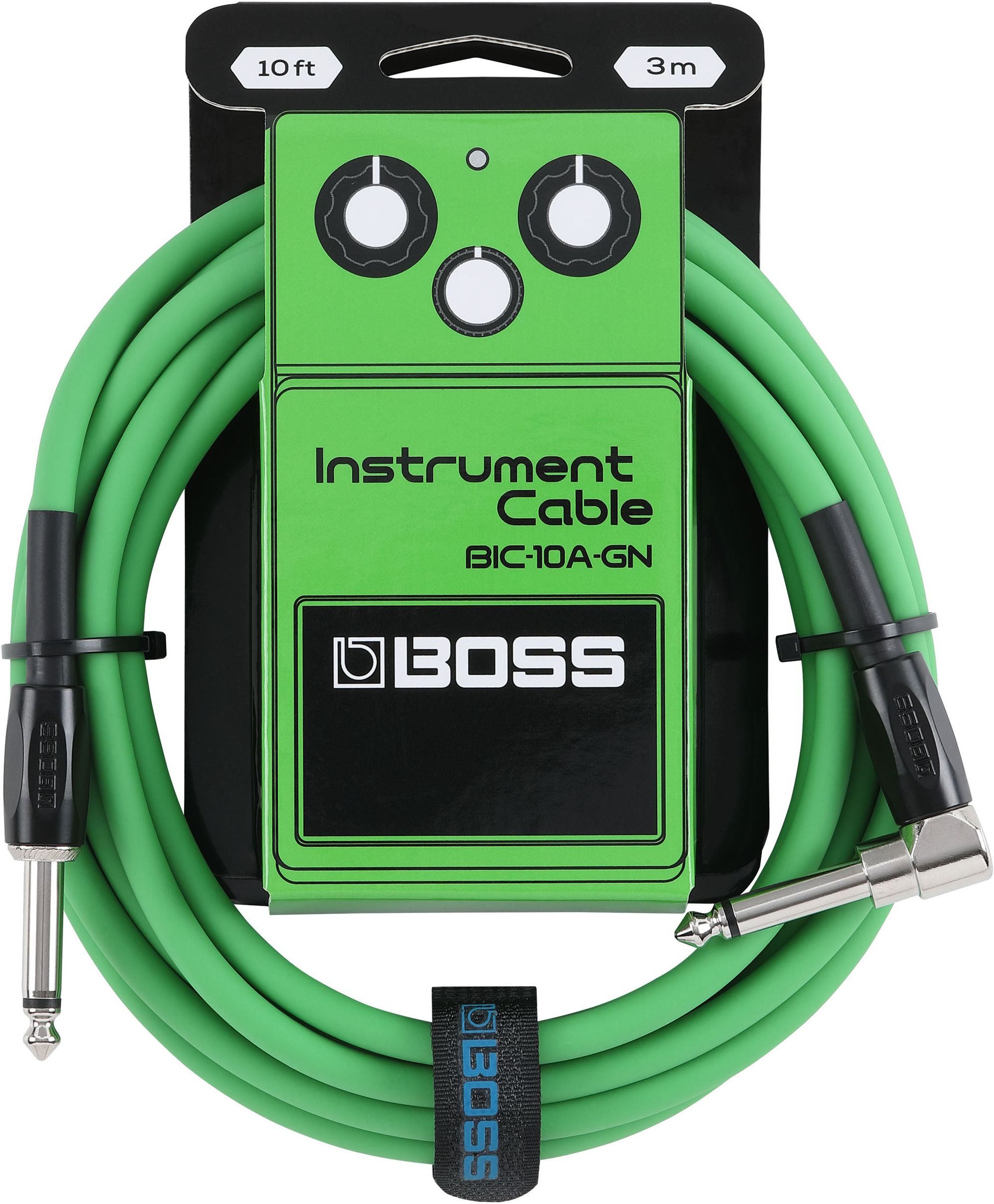 Boss Kabel BIC-10A-GN winkel/gerade Green 3m Boss Kabel BIC-10A-GN winkel/gerade Green 3m