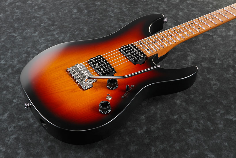 Ibanez AZ 2402 Tri Fade Burst Flat