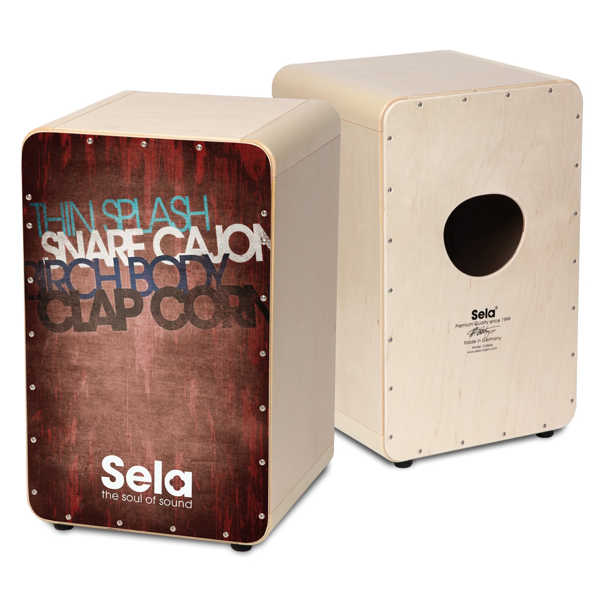 Sela SE076 CaSela Cajon Vintage Red – Bild 3